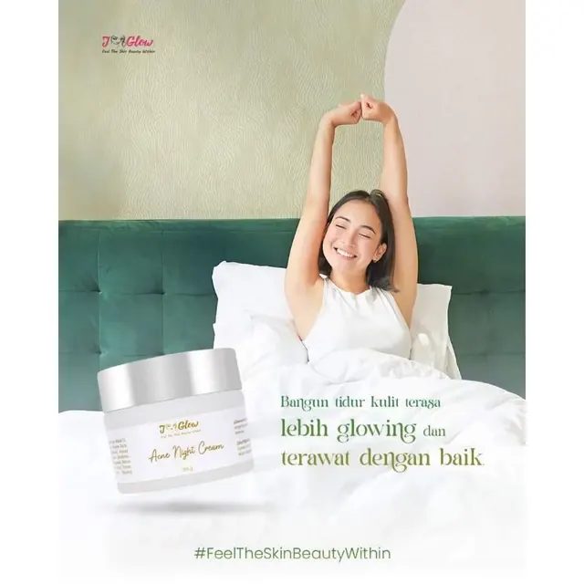 Jglow Cream Malam Acne/extra Acne/sensitif/bpom/ori 100% Ampuh Mengatasi Jerawat