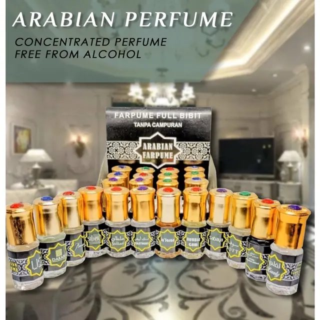 parfume tola full bibit isi 12 botol perbotol 3ml