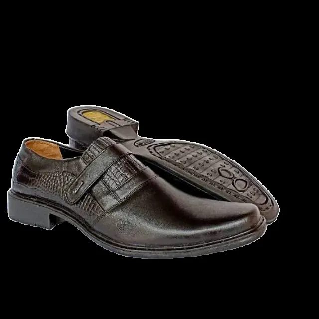 Mandiens - SJ157 Sepatu Kulit Asli Pantofel Pria Original MEDALI Export Quality