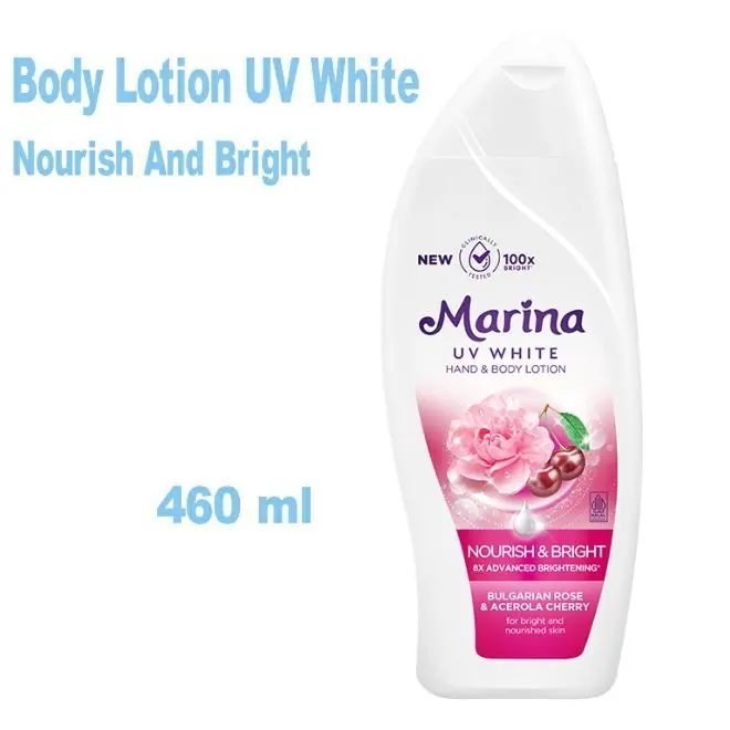 Hand Body Lotion Marina Uv-white Nourish AND Bright 460 ML
