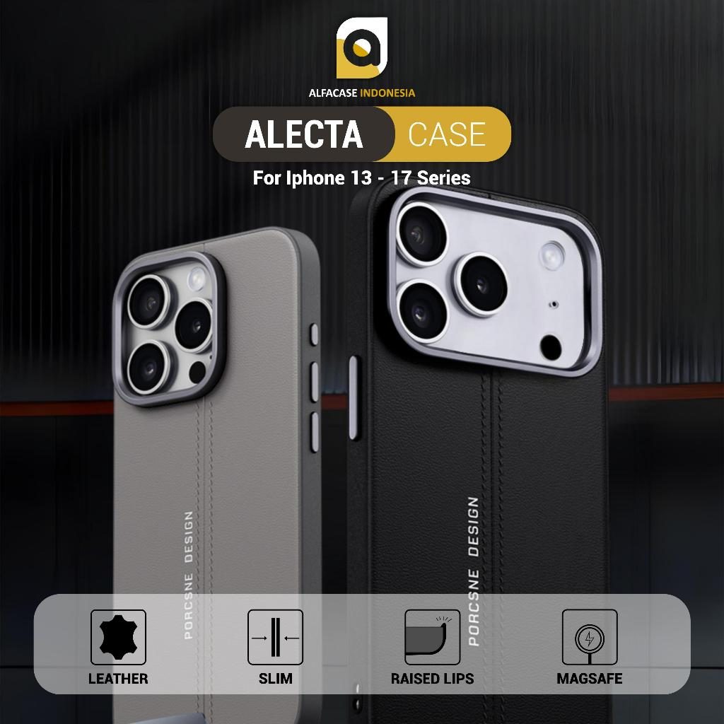 ALFACASE Casing iPhone 13 14 15 16 17 Air Plus Pro Max - Alecta Case - Series