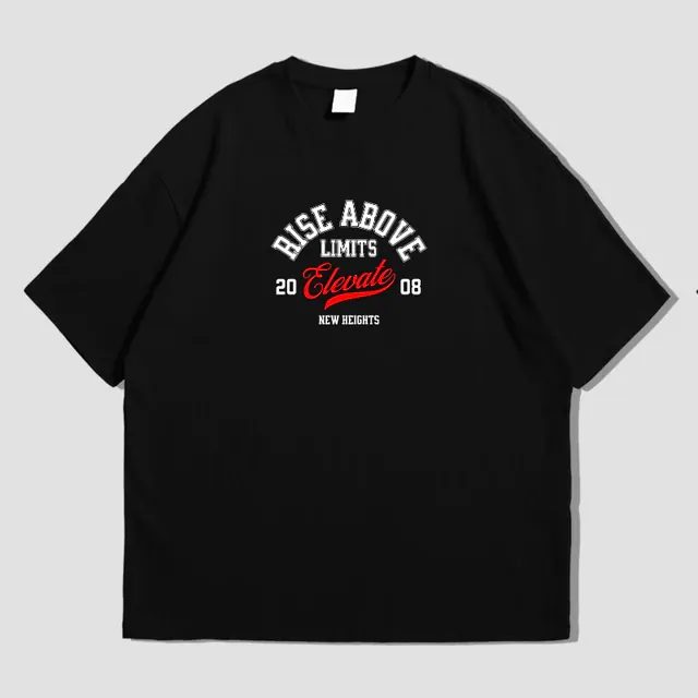 Baju Kaos Distro T Shirt Premium ELEVATE Unisex cowo cewe pria wanita
