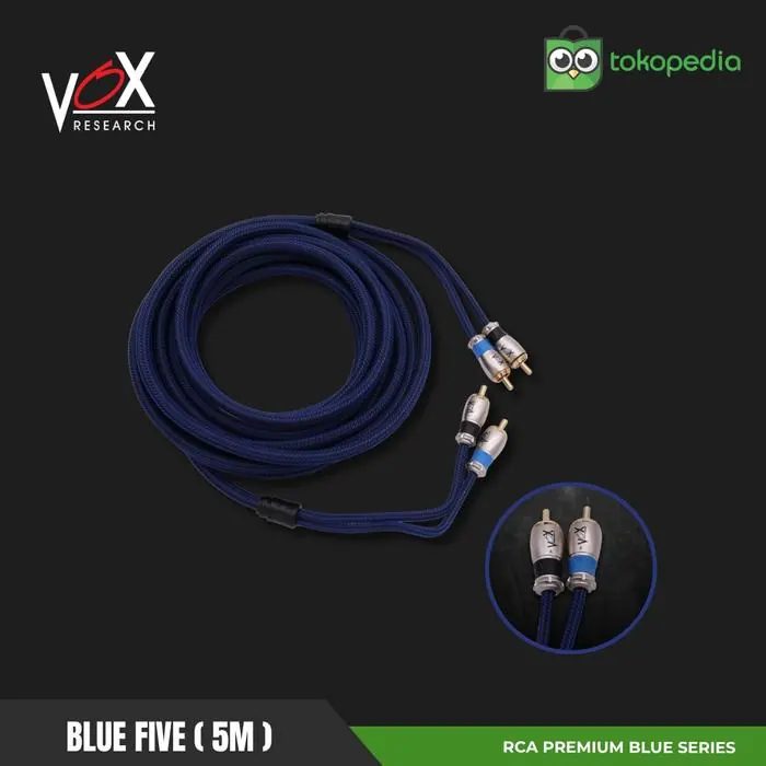 Kabel RCA Vox Research Premium Blue Series 5 Meter Interconnect Cable