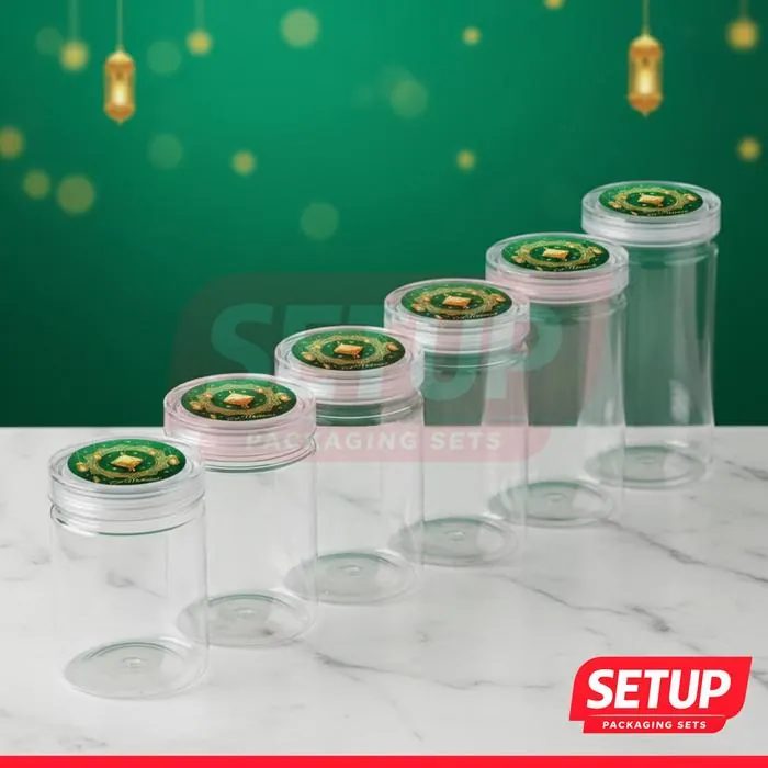 Toples Silinder 200–1300ml + Stiker Lebaran