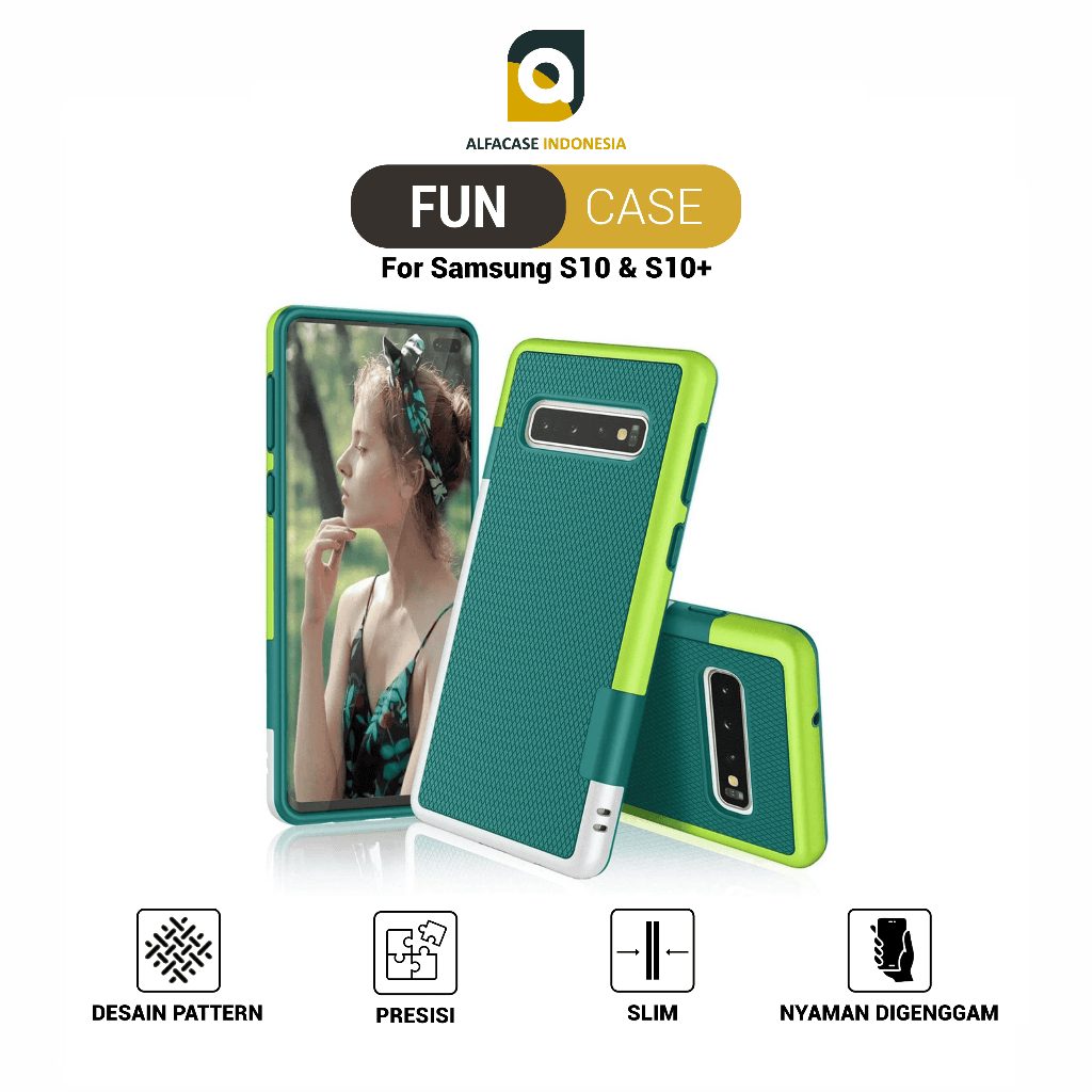 ALFACASE Case Samsung S10 Plus - Fun - Casing Series