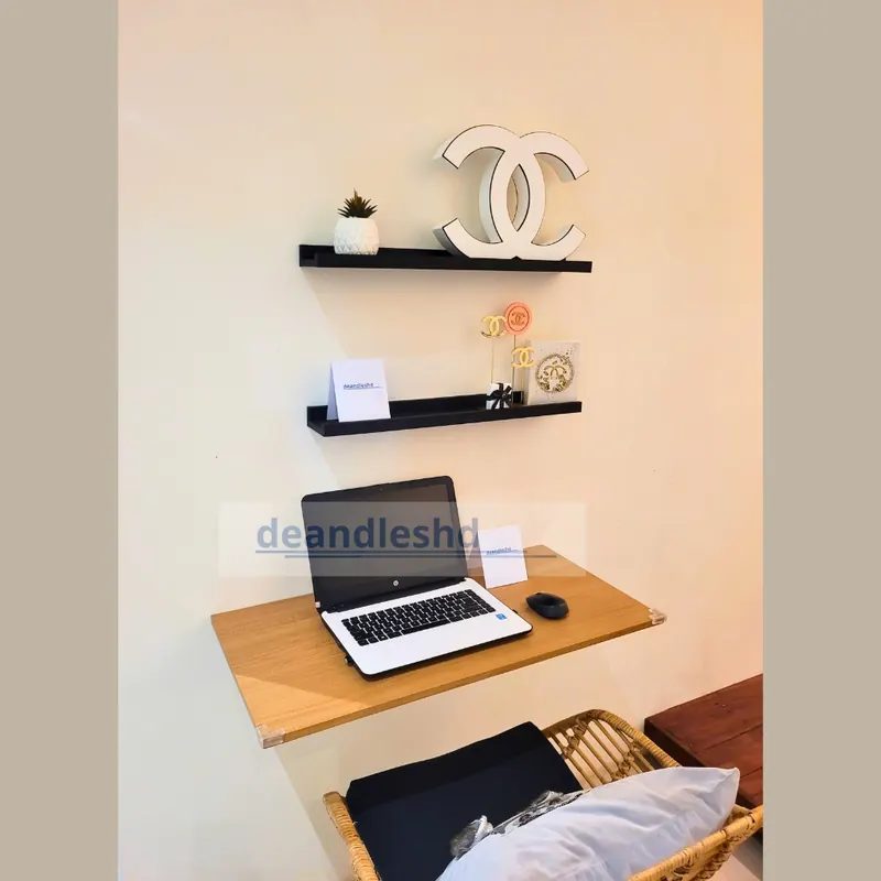 Meja Lipat Dinding 100 CM Laptop Makan