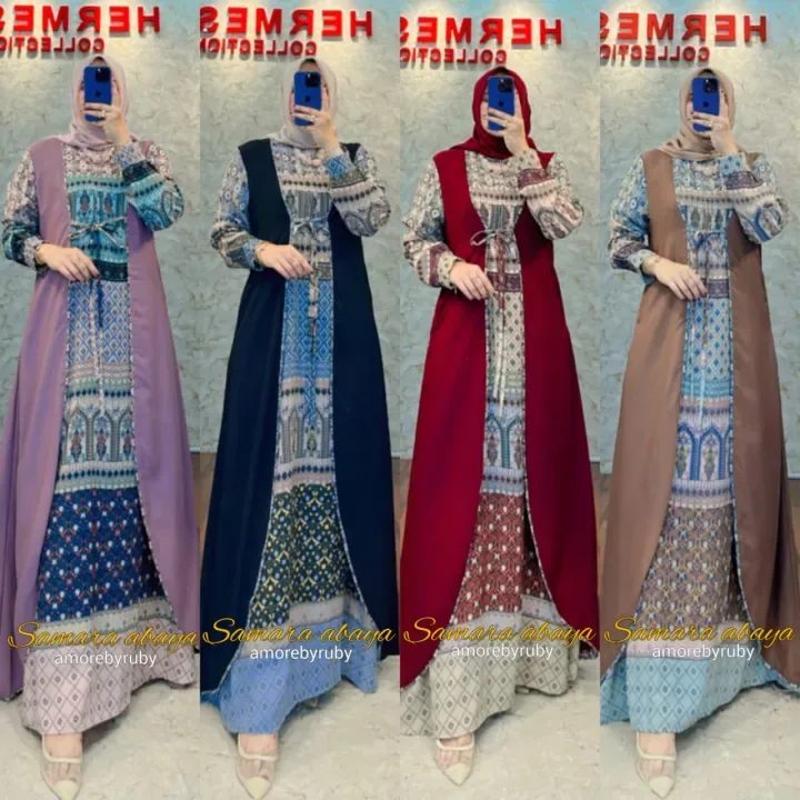 Beena basic gamis amore by ruby model outer nempel modis