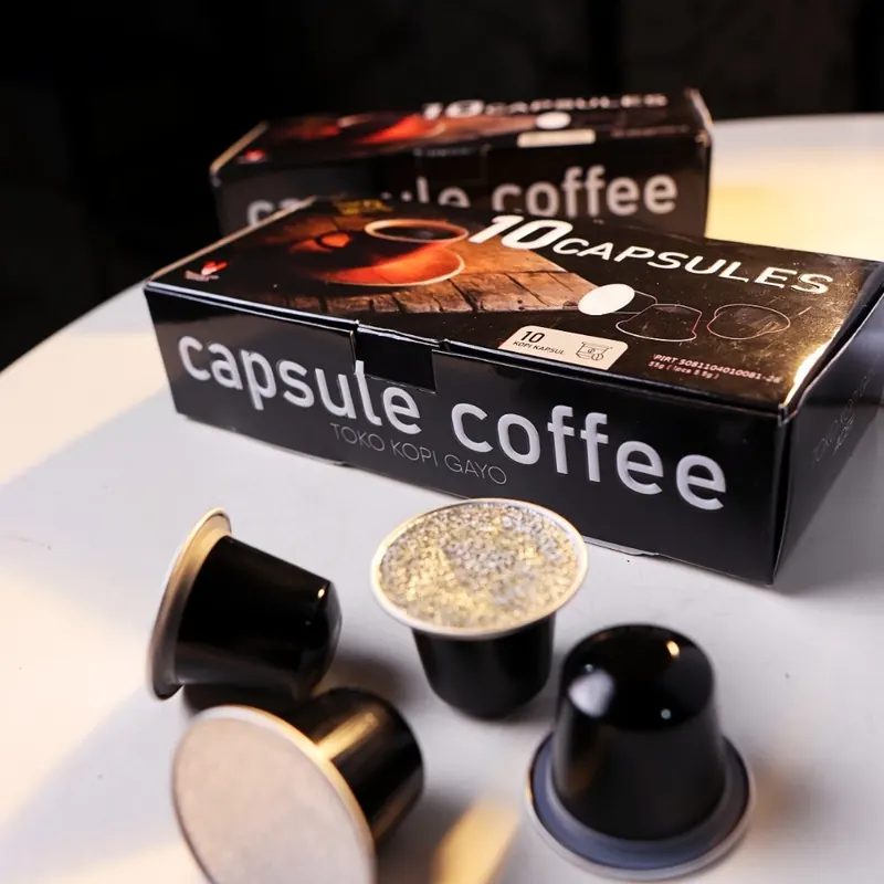 Kopi Kapsul Gayo Arabica Crema Espresso - Compatible with Nespresso