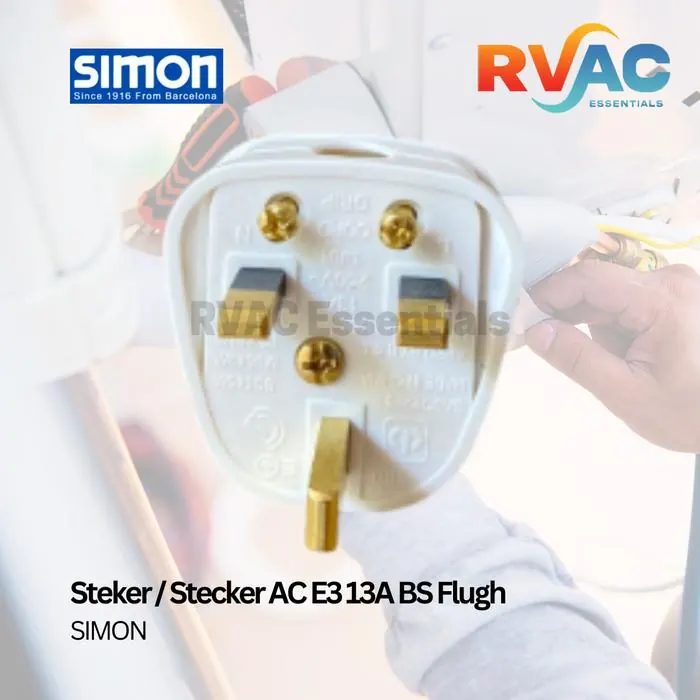 Kaki Tiga (3) / Steker AC Simon E3 13A BS Flugh