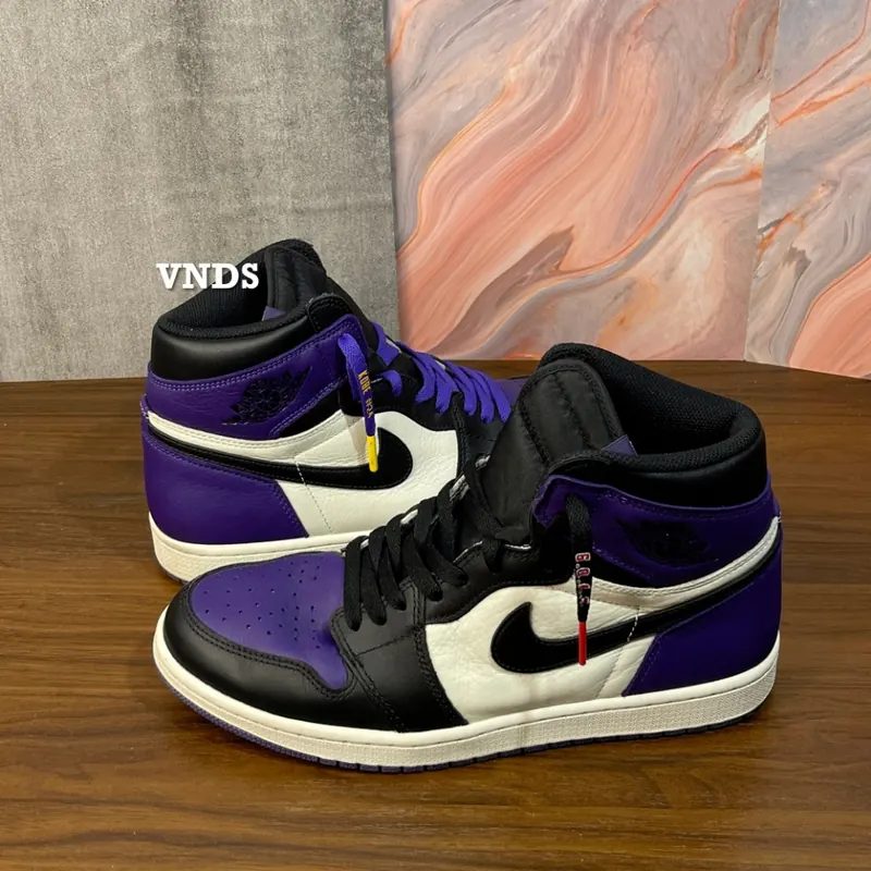 Vnds AIR Jordan 1 High Retro Court Purple, SZ 45