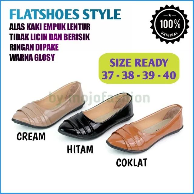 Sepatu Flat Wanita Flatshoes Ranjojo RN04