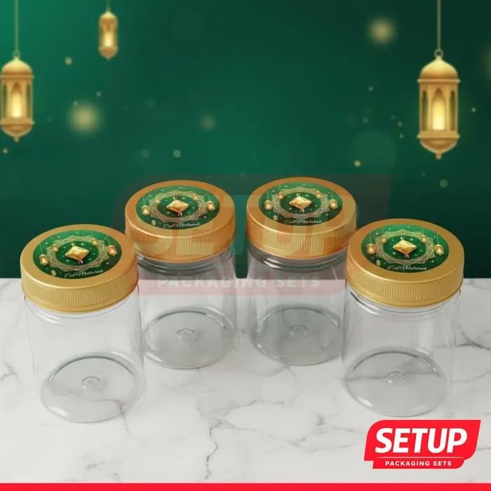Toples Silinder 200–1300ml + Stiker Lebaran