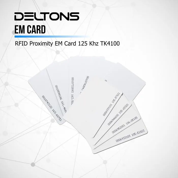 Kartu Deltons Proximity RFID EM Card 125KHz Putih
