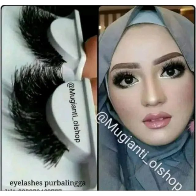 Bulu Mata Palsu Double Layer 3D G7A Lentik Natural