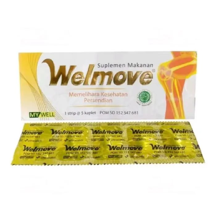 Welmove – Suplemen Kesehatan Persendian 1 strip @ 5 kaplet