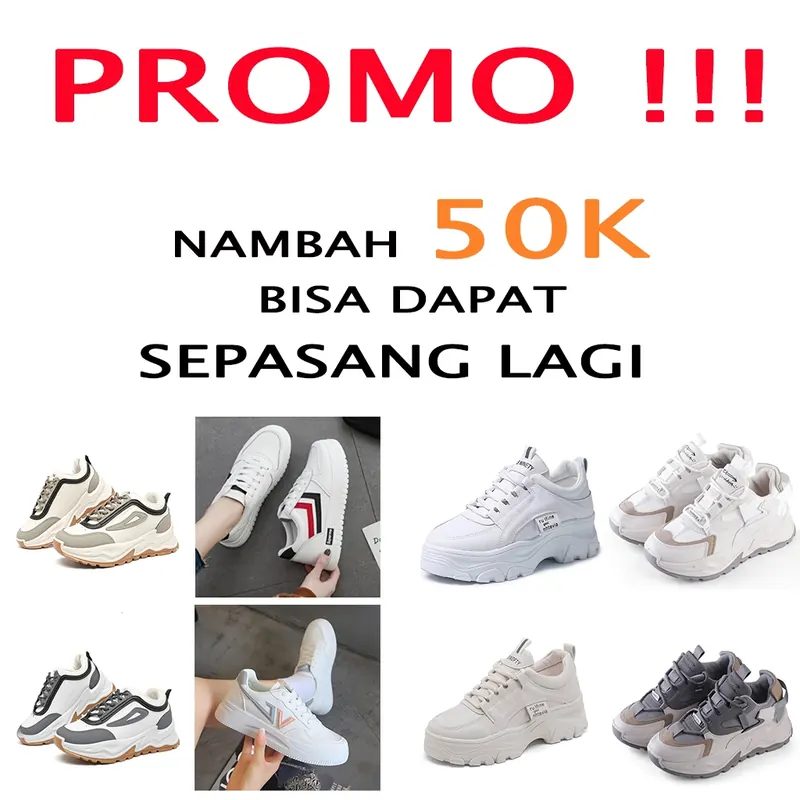12.12 BUY 1 GET 1 SEPATU WANITA 100K DAPAT 2