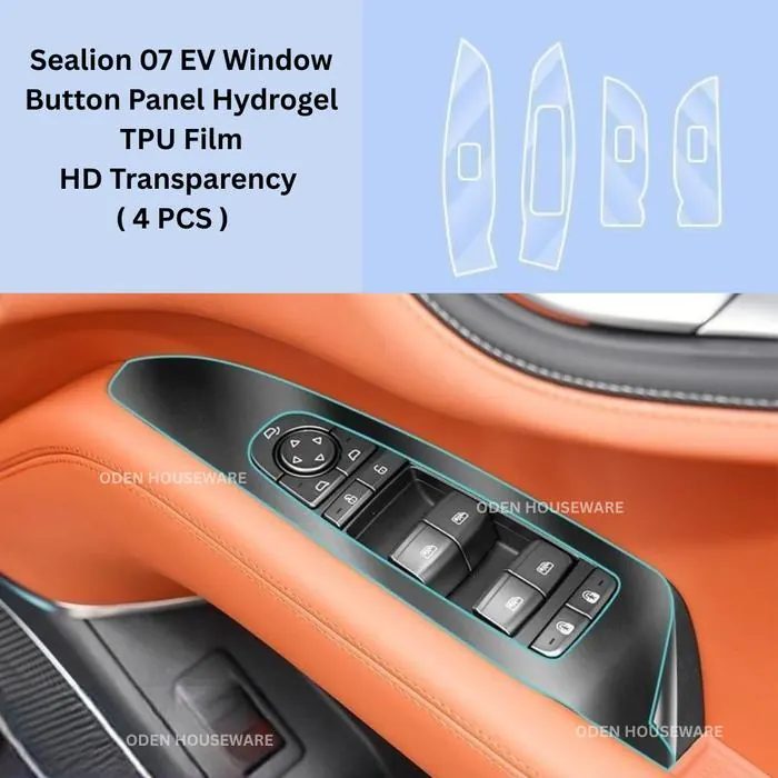 BYD SEALION 7 Window Button Panel Hydrogel Protective Cover