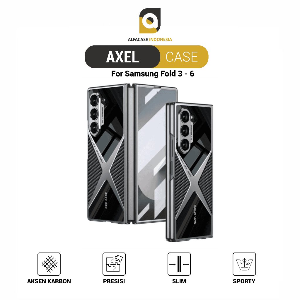 ALFACASE Casing Samsung Z Fold 3 4 5 6 - Axel Case - Z Series