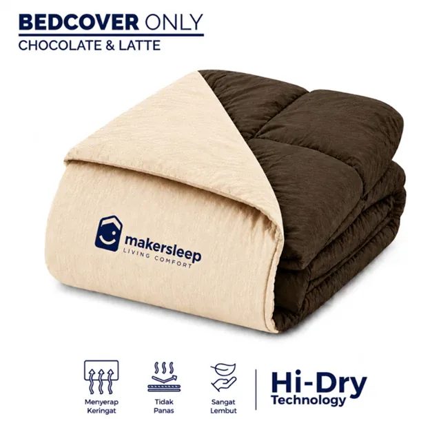 Khusus Pembelian Bedcover Only Two Tone Ukuran 150x220 - Makersleep