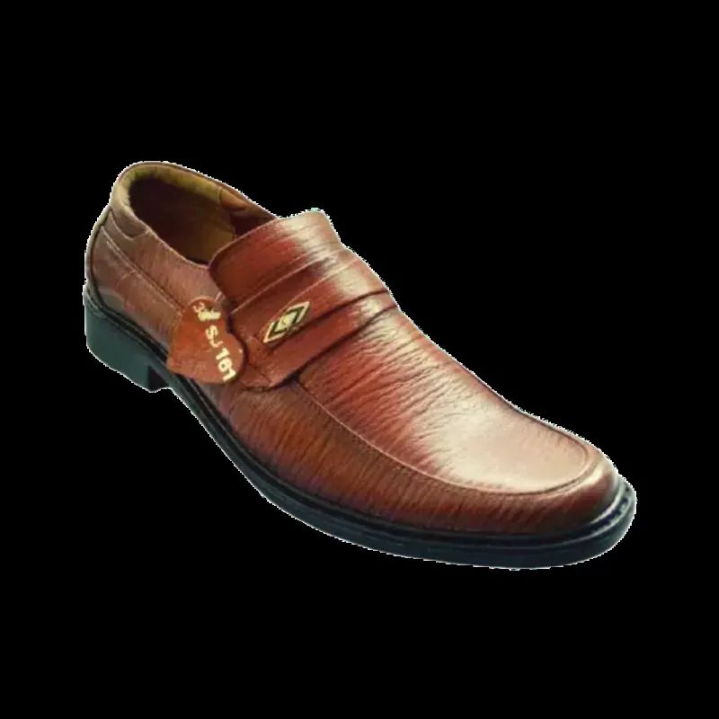 Mandiens - Sepatu Pantofel Kulit Asli Medali BJ161 Export Quality