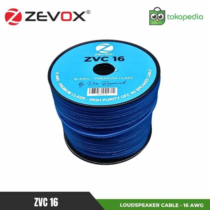 Kabel Speaker Mobil Zevox ZVC 16 by Vox Research (16 AWG-Roll)