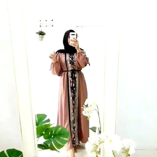 Beena Basic Gamis Amore BY Ruby Super Mewah Warna Kasual Cantik DAN Simple