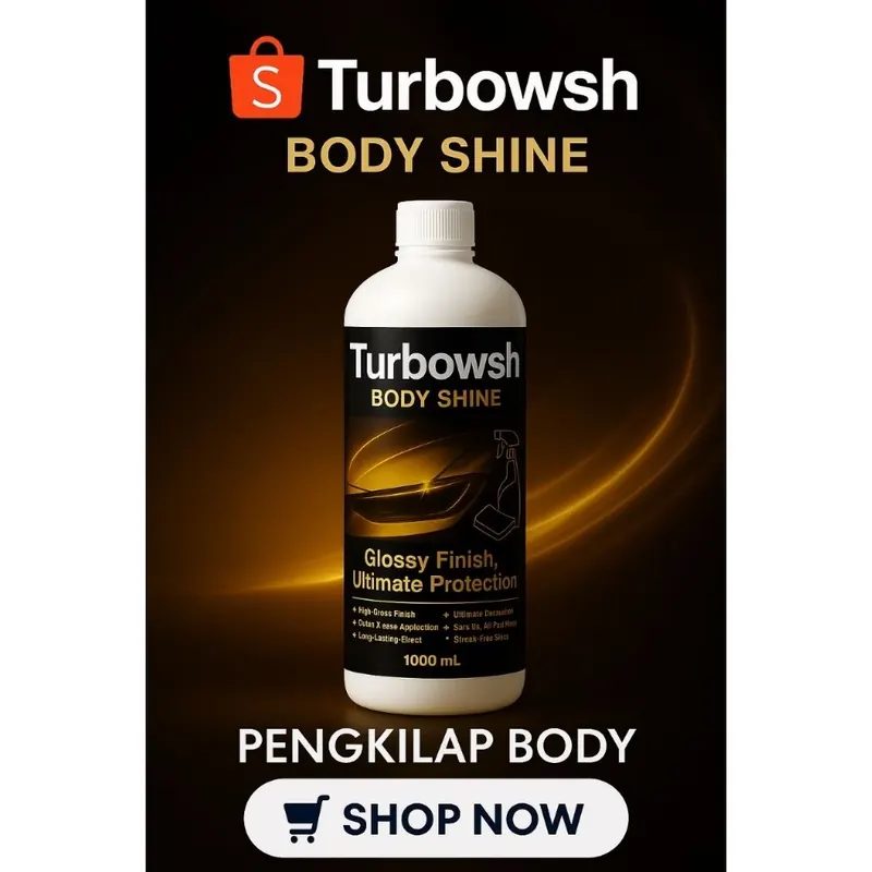 Pengkilap Body Motor Mobil Turbowsh 1L