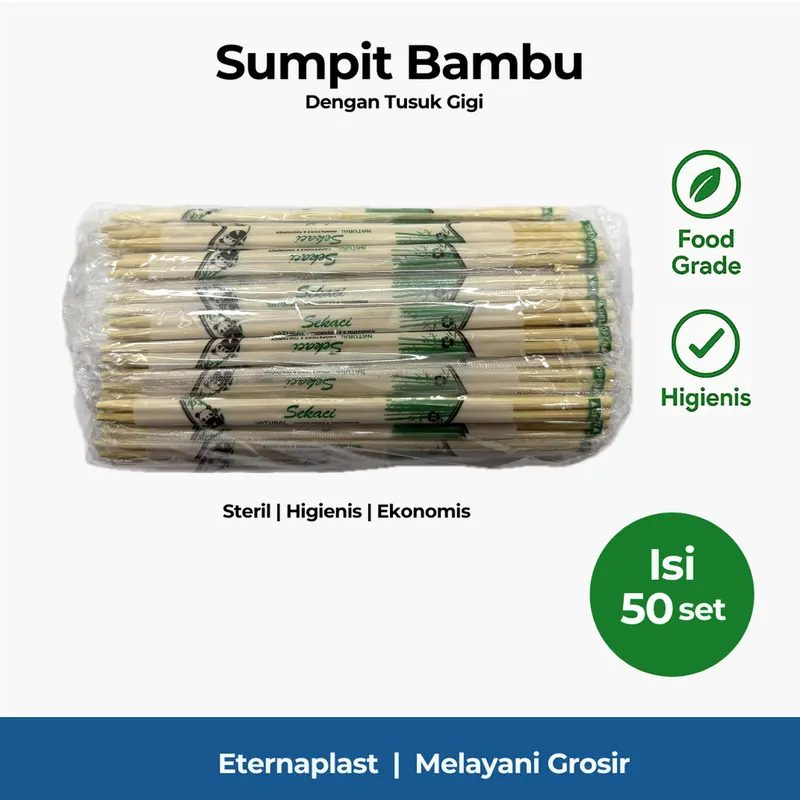 (50SET) Sumpit + Tusuk Gigi Steril