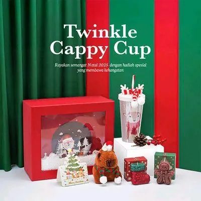 Hampers Hadiah Kado Natal Twinkle Cappy Cup 2025 Random