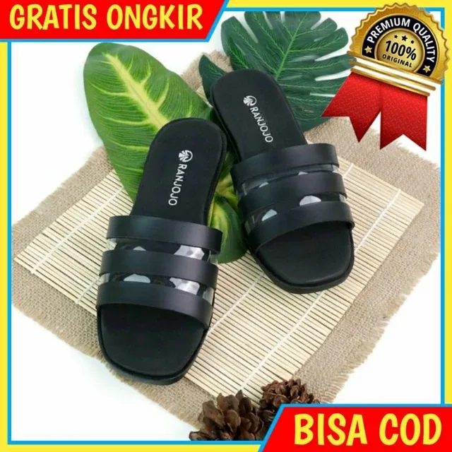 Sandal Kekinian Wanita Original Selop Premium Cewek (Type RJ06)