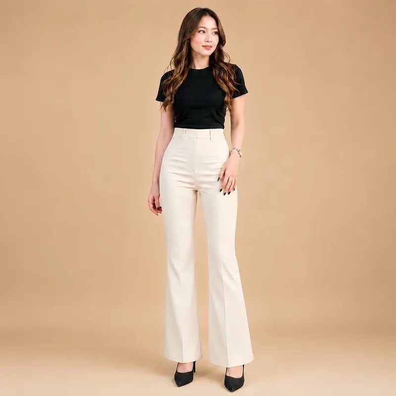 Kylie Cutbray Highwaist Pants - Flare Wanita