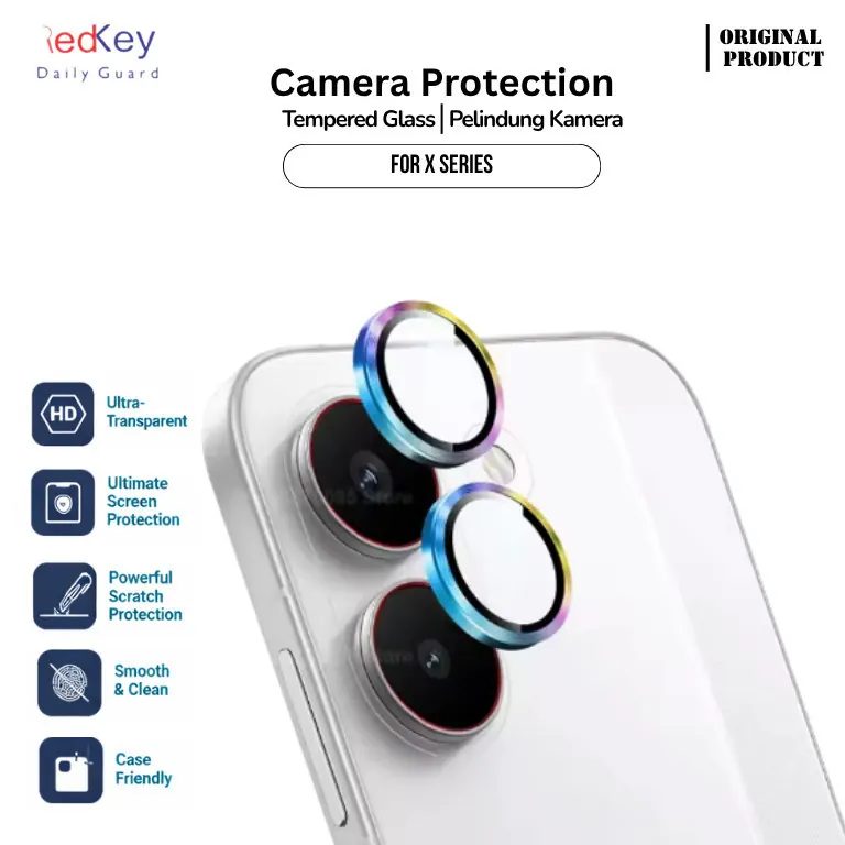 Redkey Anti Gores Kamera Untuk Xiaomi Poco X8 Pro Lens Camera Protector