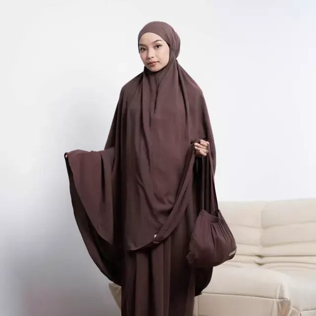 Nema Prayer Set Mukena Rayon Twill Jumbo Elegan