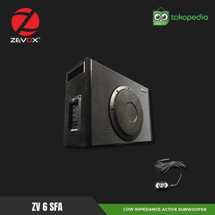 Subwoofer Aktif 6 Inch WOOD Series ZEVOX ZV 6 SFA By Vox Research