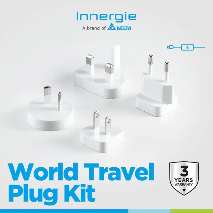 Kepala Charger Universal INNERGIE Multi-Country untuk C3 Duo,C6,C6 Duo