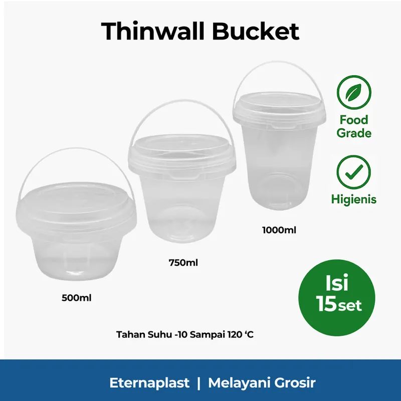 (15PCS) Bucket Dessert