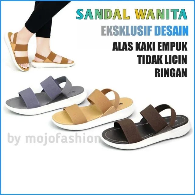 Sandal Wanita Kekinian Sendal Cewek Perempuan Original