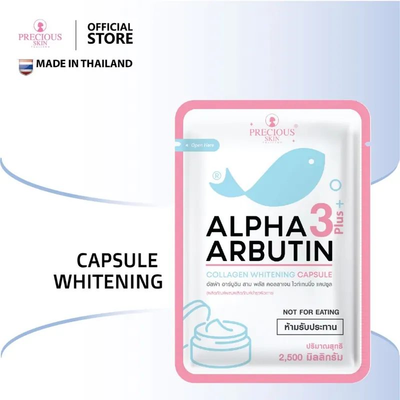 Precious Skin Alpha Arbutin Whitening 3 Plus bubuk dosis tinggi pencerah