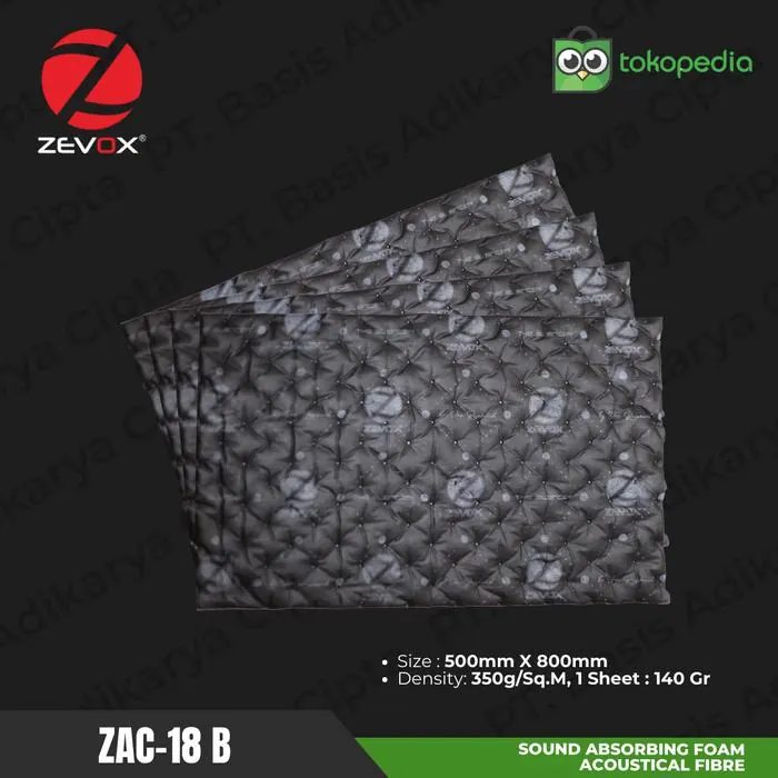 Peredam Foam Busa Mobil Zevox by Vox Research ZAC-18 B - SOUND ABSORBING - ACOUSTICAL