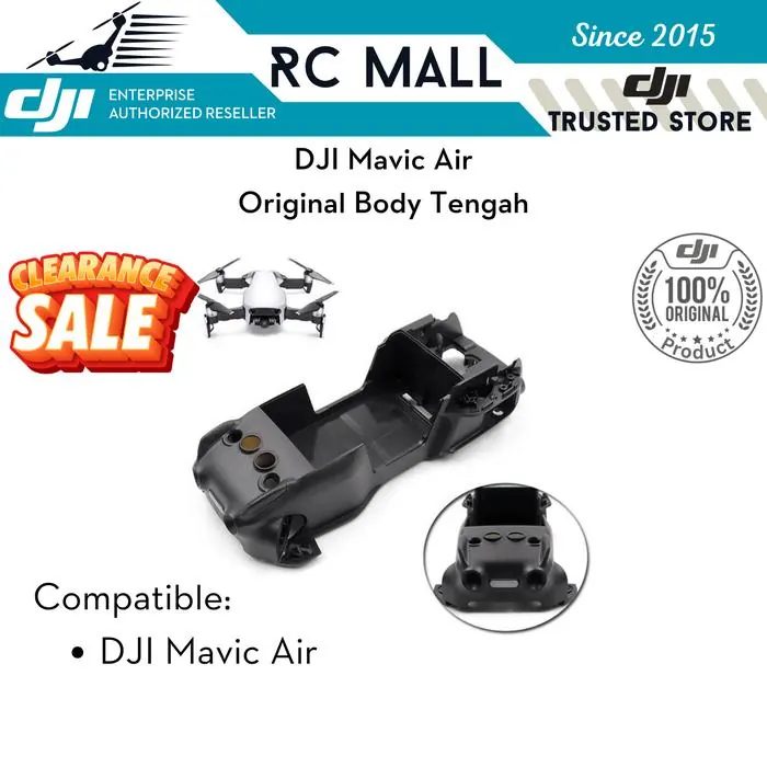 Body Tengah DJI Mavic Air Drone Middle Shell Cover Main Frame Original