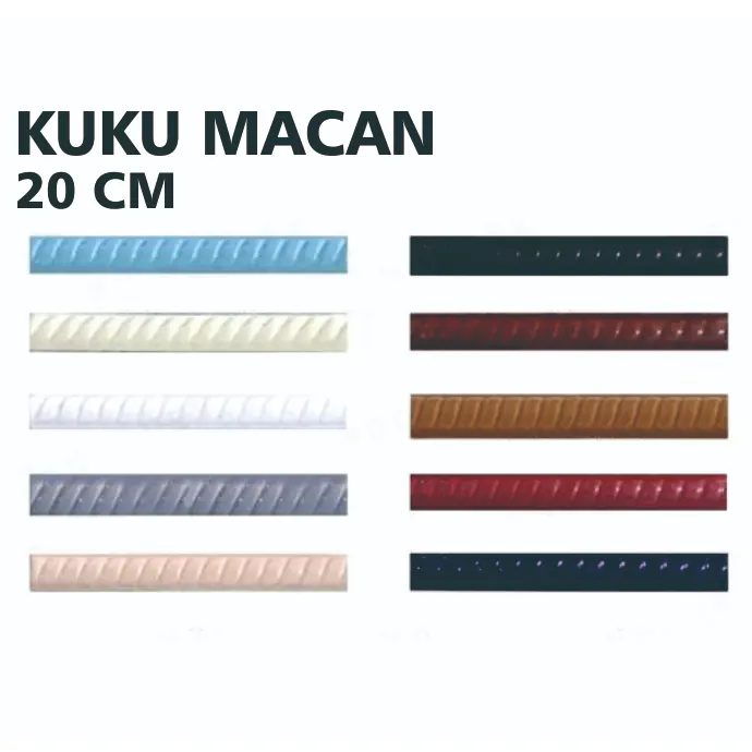 list keramik / Bonbon ulir kuku macan / lis 20 cm / bon