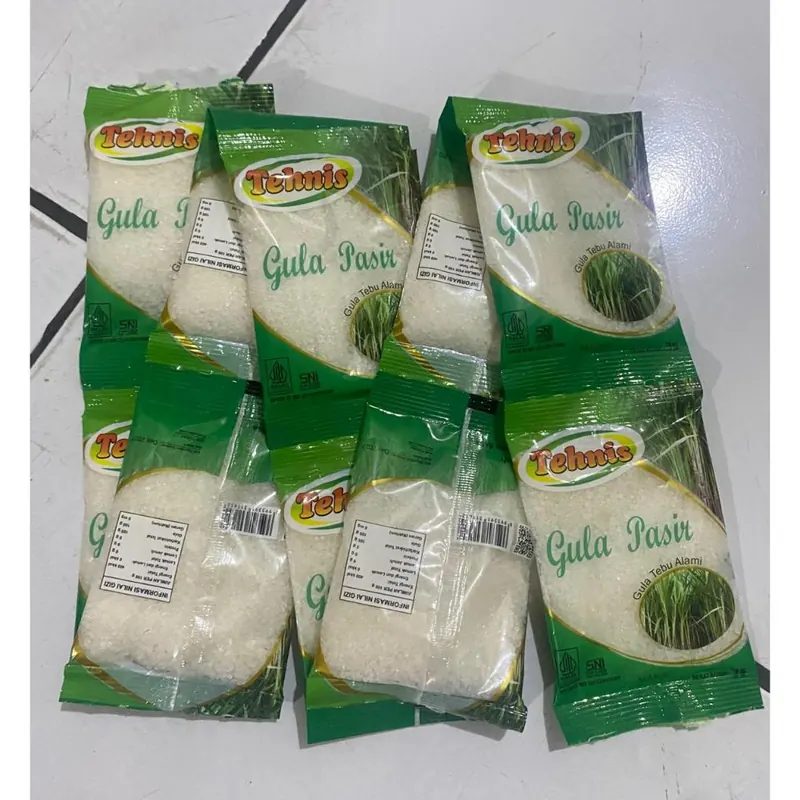 Gula Pasir TEHNIS Isi 10 Sachet [1 Renceng] - 32 Gram per