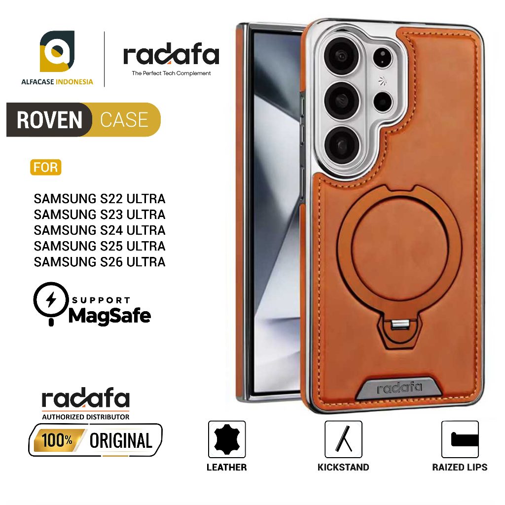 RADAFA Case Samsung S22 S23 S24 S25 S26 Ultra - Roven - ALFACASE Casing