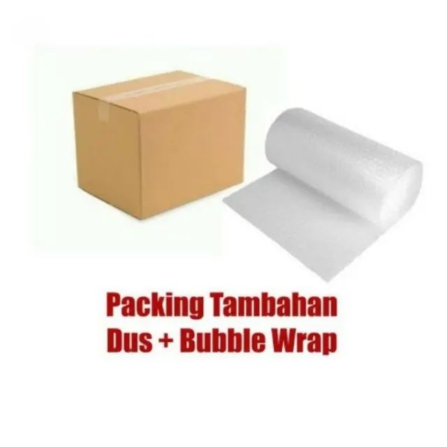Packing Tambahan Dus + bubble wrap