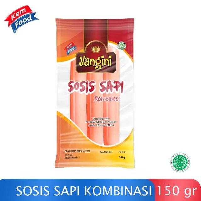 Yangini Sosis Sapi Kombinasi - 150 gr