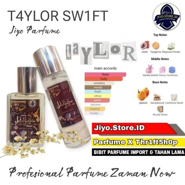T41LOR SW1FT Inspired By Jiyo Parfume Edp Tahan Lama FREE Tester