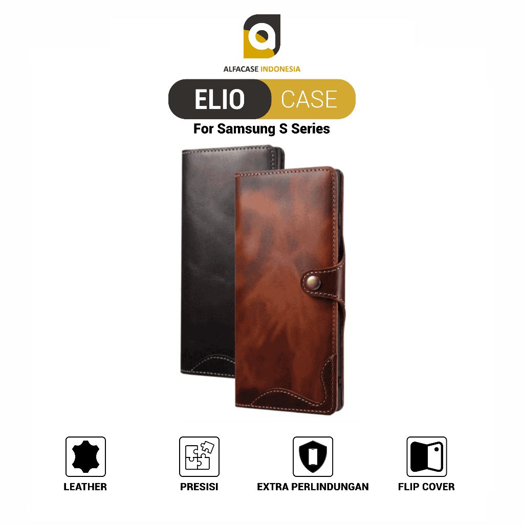 ALFACASE Casing Samsung S9 S10E S20 S21 S22 S23 S24 Plus Ultra - Elio Case - S Series