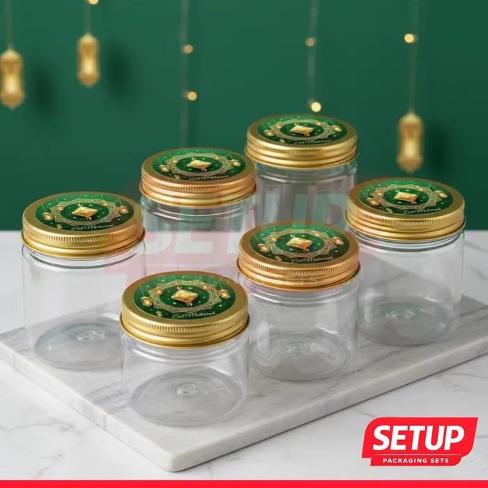 Toples Silinder 200–1300ml + Stiker Lebaran