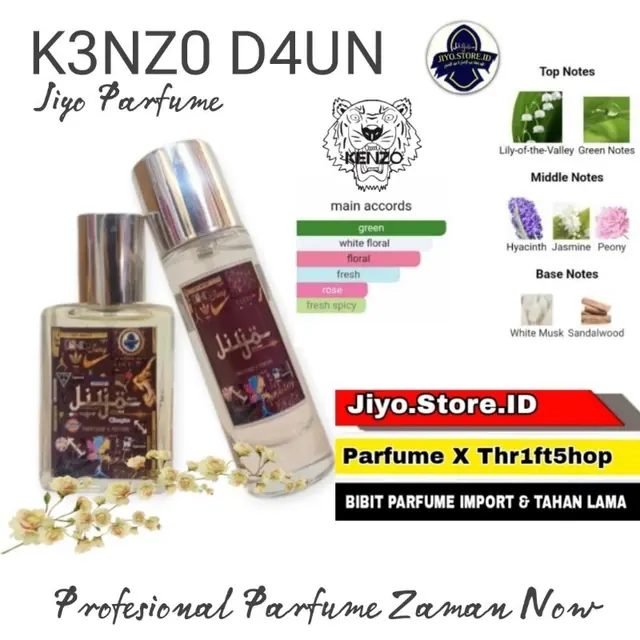 Jiyo Parfume Inspired By K3NZ0 D4UN Unisex Tahan Lama Free Tester