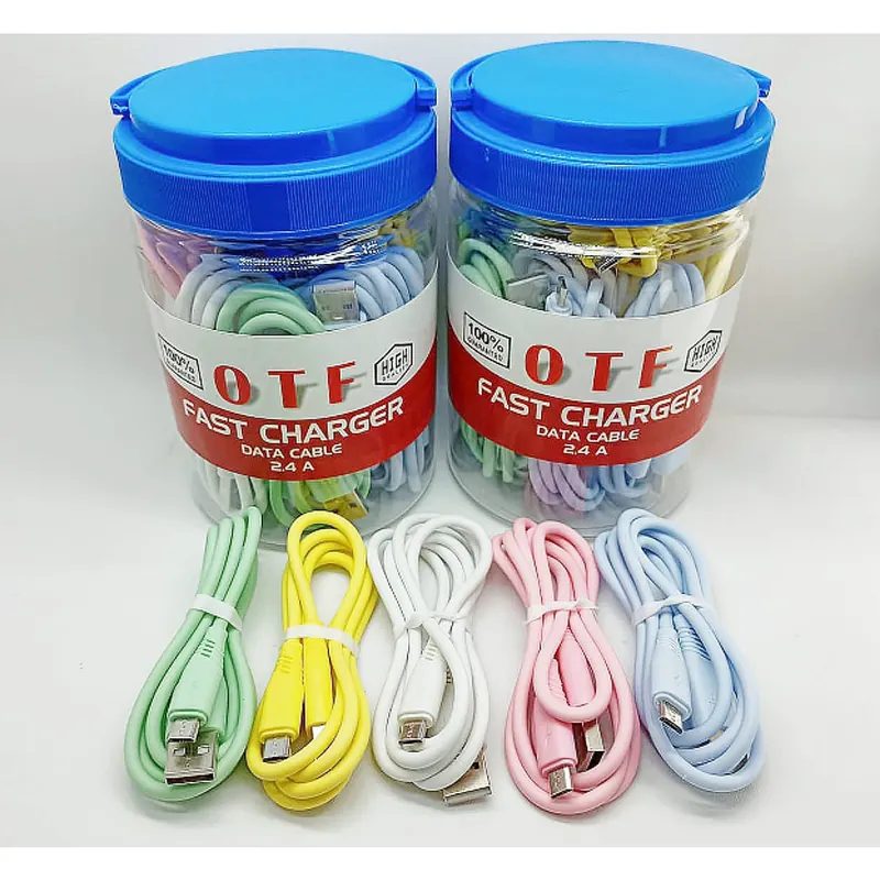 Kabel Data OTF Macaron Micro USB 2.4A High Quality